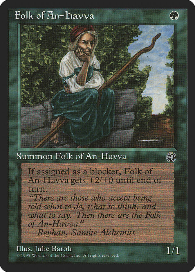 Folk of An-Havva (Reyhan Flavor Text) [Homelands] MTG Single Magic: The Gathering    | Red Claw Gaming