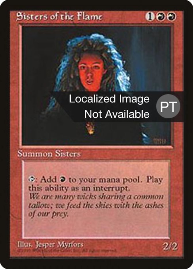 Sisters of the Flame [Fourth Edition (Foreign Black Border)] MTG Single Magic: The Gathering    | Red Claw Gaming