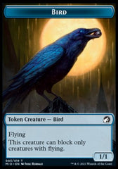 Spirit // Bird Double-Sided Token [Innistrad: Midnight Hunt Tokens] MTG Single Magic: The Gathering    | Red Claw Gaming