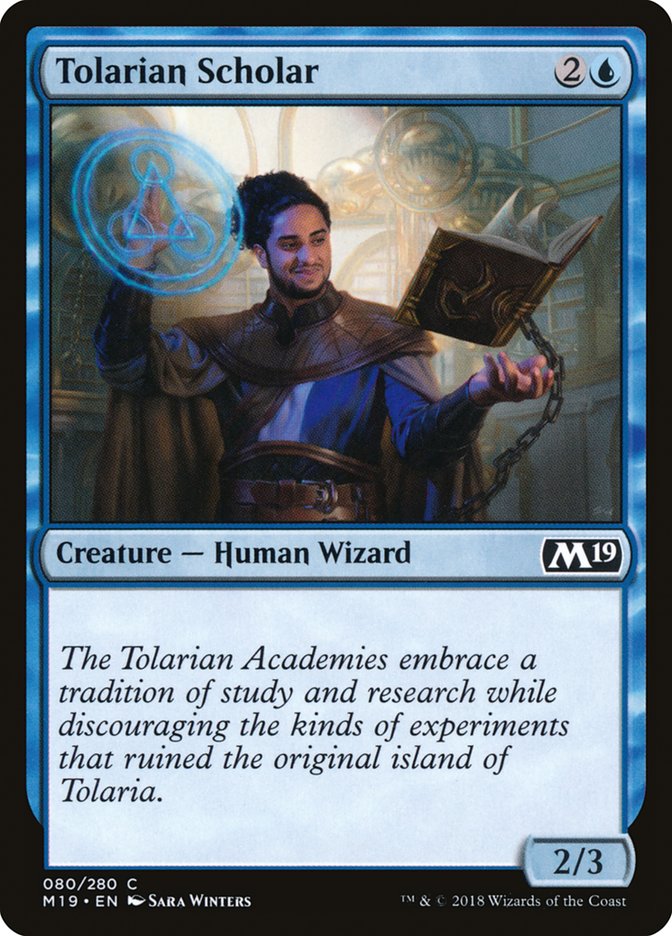 Tolarian Scholar [Core Set 2019] MTG Single Magic: The Gathering    | Red Claw Gaming