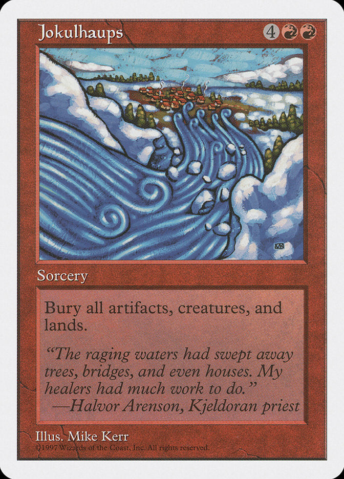 Jokulhaups [Fifth Edition] MTG Single Magic: The Gathering    | Red Claw Gaming