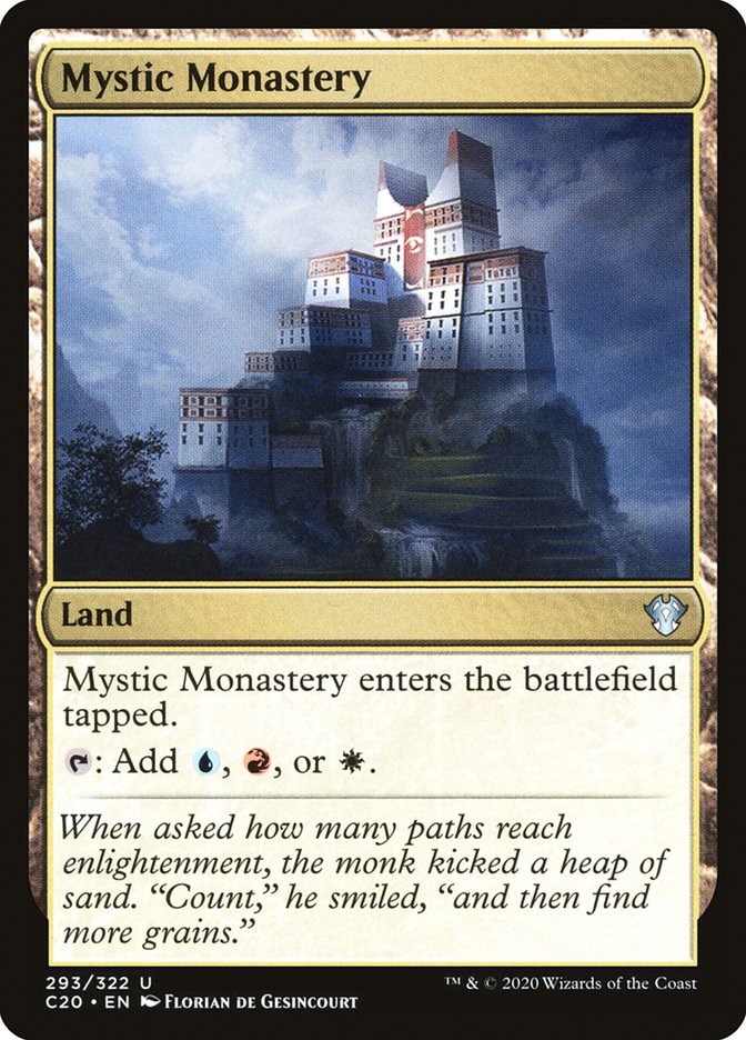 Mystic Monastery [Commander 2020] MTG Single Magic: The Gathering    | Red Claw Gaming