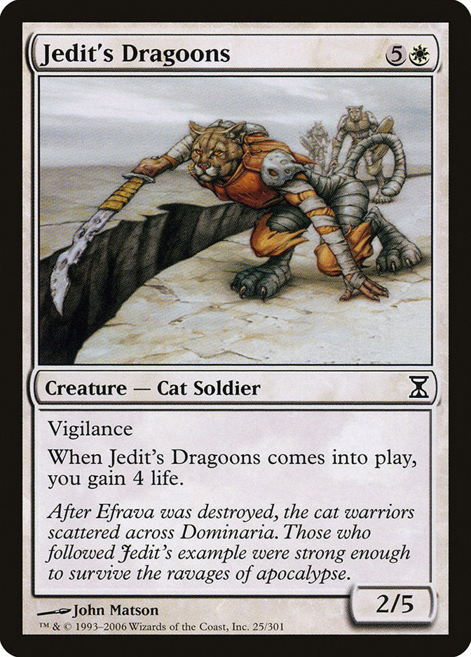 Jedit's Dragoons [Time Spiral] MTG Single Magic: The Gathering    | Red Claw Gaming