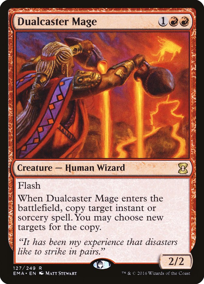 Dualcaster Mage [Eternal Masters] MTG Single Magic: The Gathering    | Red Claw Gaming