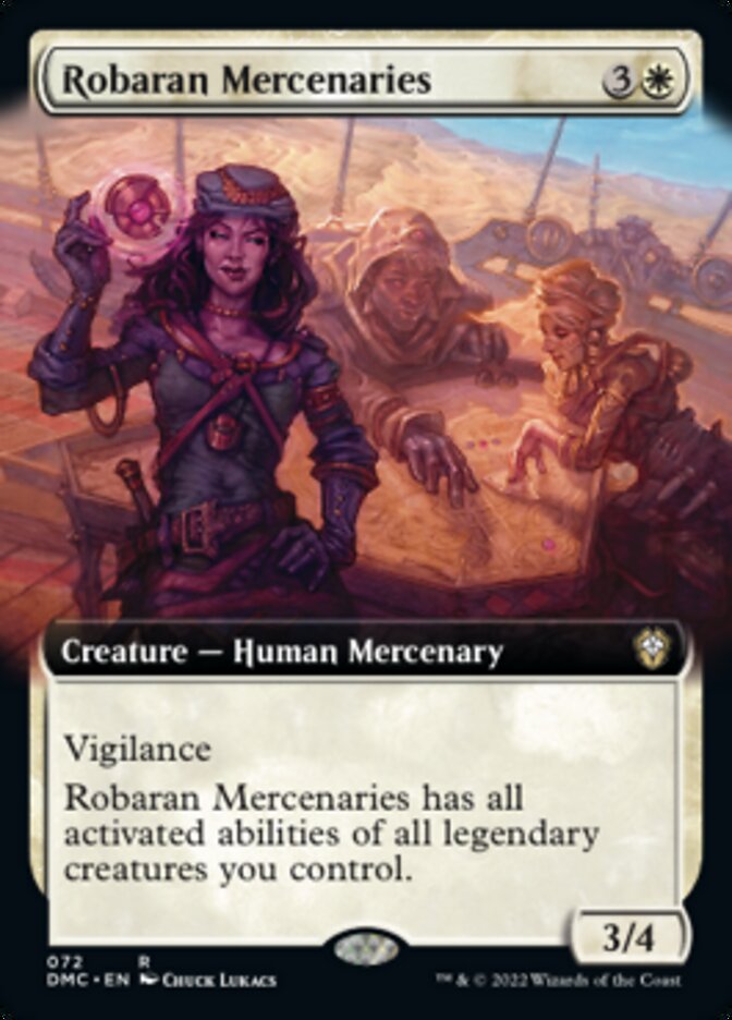 Robaran Mercenaries (Extended Art) [Dominaria United Commander] MTG Single Magic: The Gathering    | Red Claw Gaming