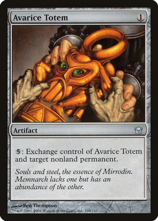Avarice Totem [Fifth Dawn] MTG Single Magic: The Gathering    | Red Claw Gaming