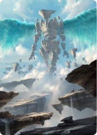Celestial Colonnade Art Card [Zendikar Rising Art Series] MTG Single Magic: The Gathering    | Red Claw Gaming