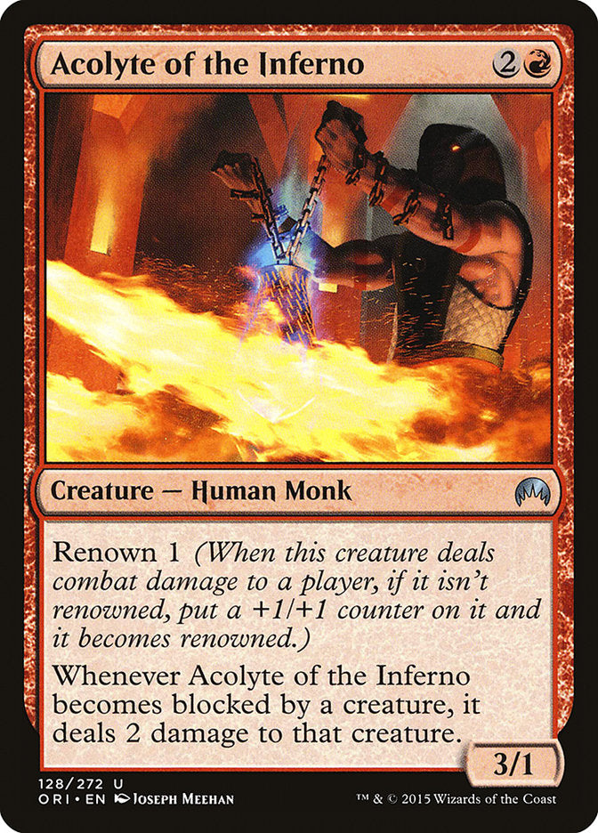 Acolyte of the Inferno [Magic Origins] MTG Single Magic: The Gathering    | Red Claw Gaming