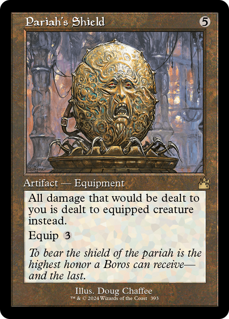 Pariah's Shield (Retro Frame) [Ravnica Remastered] MTG Single Magic: The Gathering    | Red Claw Gaming