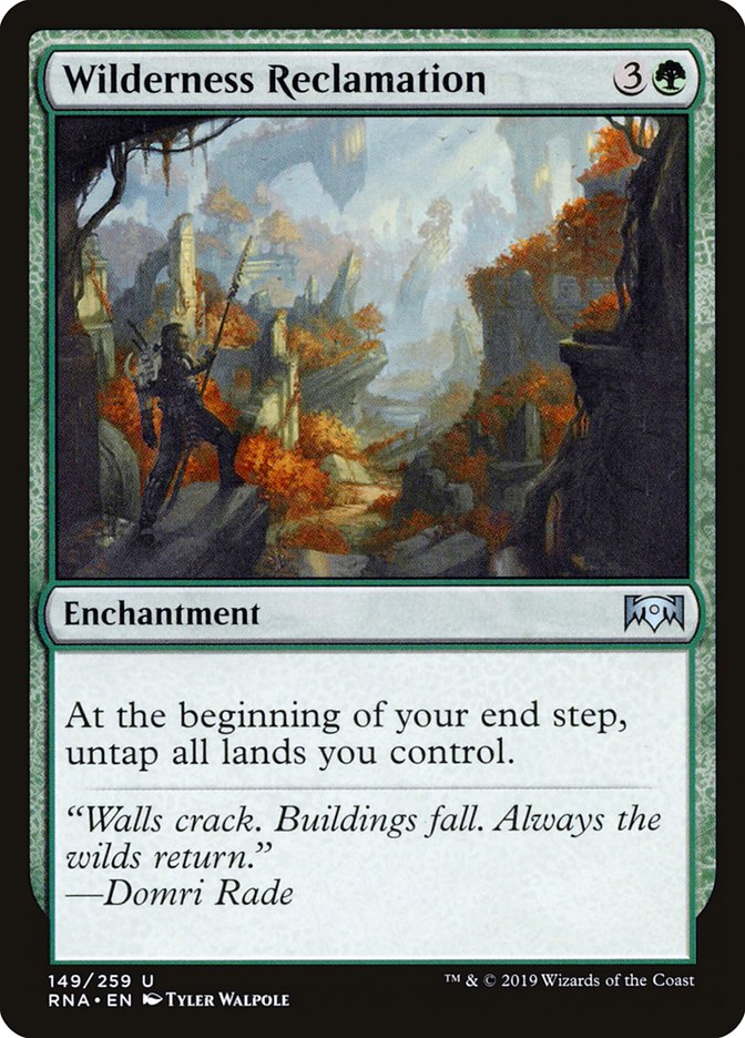 Wilderness Reclamation [Ravnica Allegiance] MTG Single Magic: The Gathering    | Red Claw Gaming