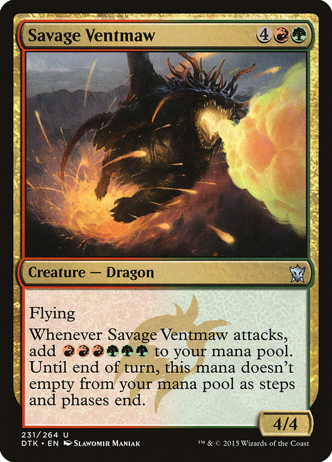 Savage Ventmaw [Dragons of Tarkir] MTG Single Magic: The Gathering    | Red Claw Gaming