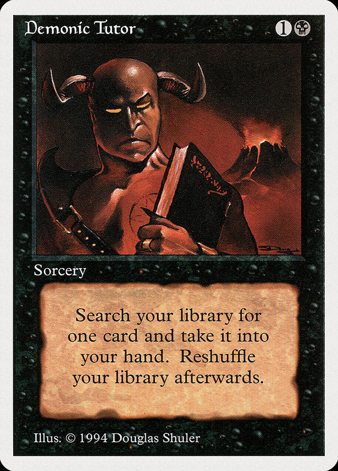 Demonic Tutor [Summer Magic / Edgar] MTG Single Magic: The Gathering    | Red Claw Gaming