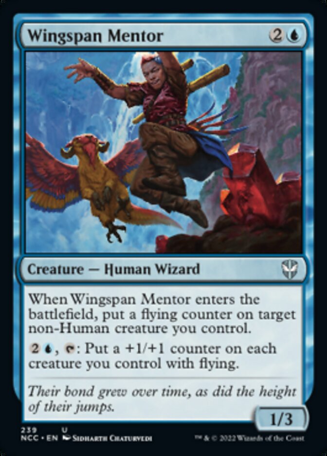 Wingspan Mentor [Streets of New Capenna Commander] MTG Single Magic: The Gathering    | Red Claw Gaming