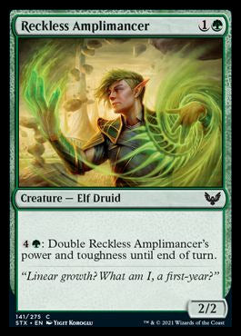 Reckless Amplimancer [Strixhaven: School of Mages] MTG Single Magic: The Gathering    | Red Claw Gaming