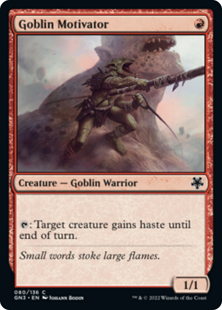 Goblin Motivator [Game Night: Free-for-All] MTG Single Magic: The Gathering    | Red Claw Gaming