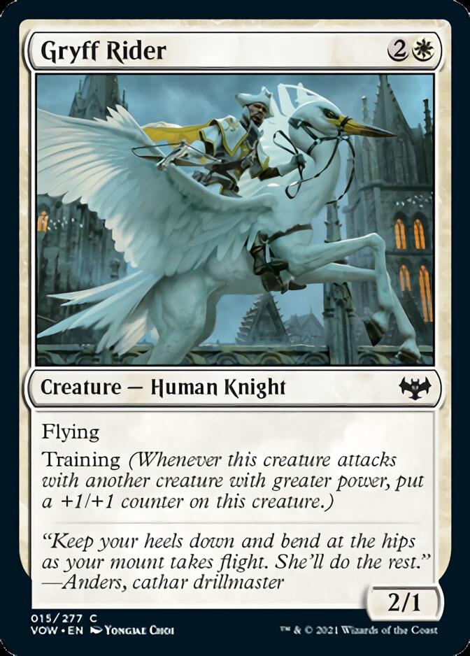 Gryff Rider [Innistrad: Crimson Vow] MTG Single Magic: The Gathering    | Red Claw Gaming