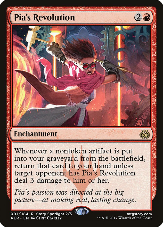 Pia's Revolution [Aether Revolt] MTG Single Magic: The Gathering    | Red Claw Gaming