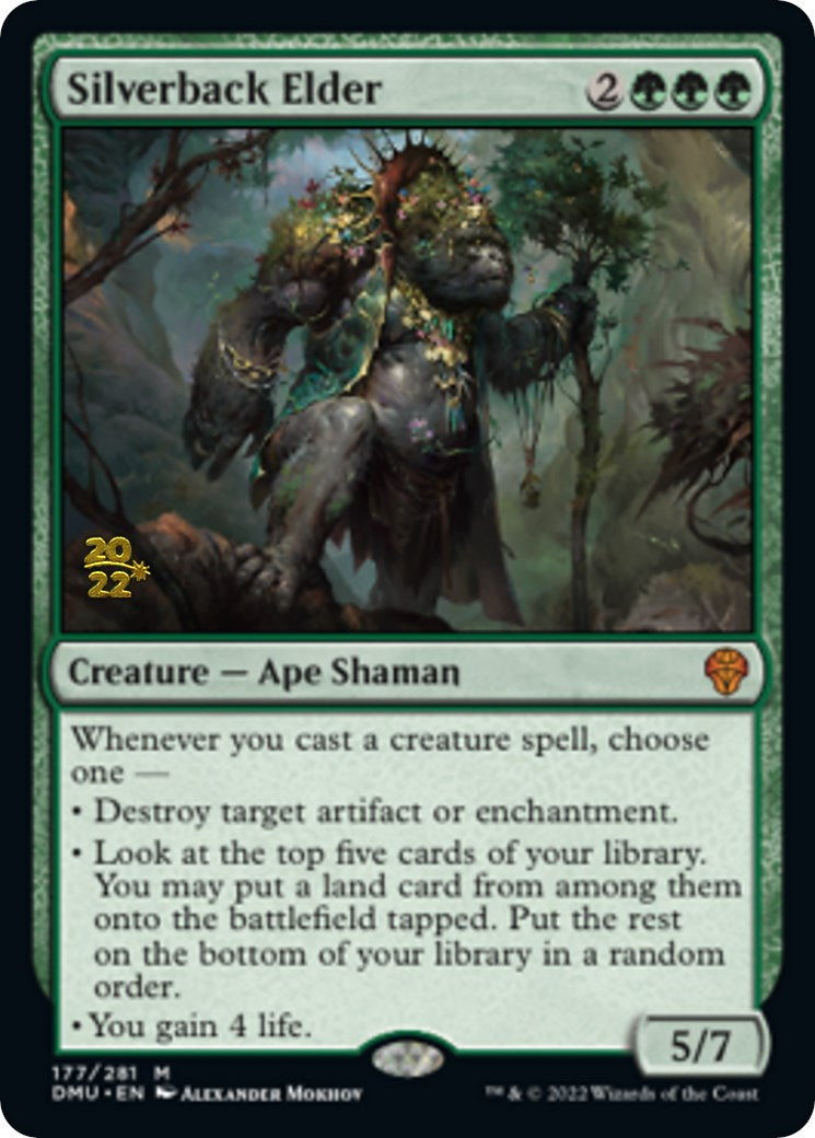 Silverback Elder [Dominaria United Prerelease Promos] MTG Single Magic: The Gathering    | Red Claw Gaming