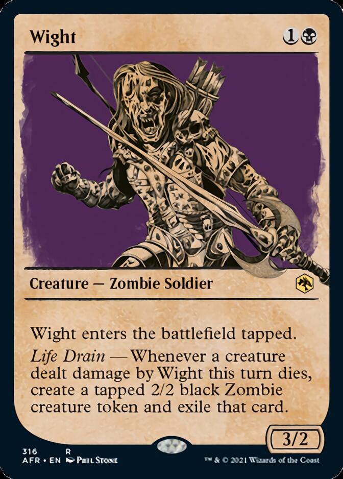 Wight (Showcase) [Dungeons & Dragons: Adventures in the Forgotten Realms] MTG Single Magic: The Gathering    | Red Claw Gaming