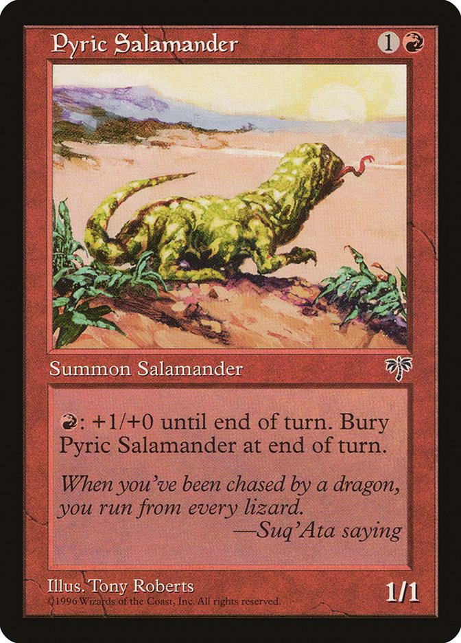 Pyric Salamander [Mirage] MTG Single Magic: The Gathering    | Red Claw Gaming