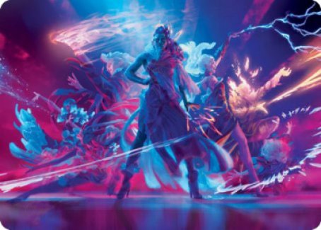 Prismari Command Art Card [Strixhaven: School of Mages Art Series] MTG Single Magic: The Gathering    | Red Claw Gaming