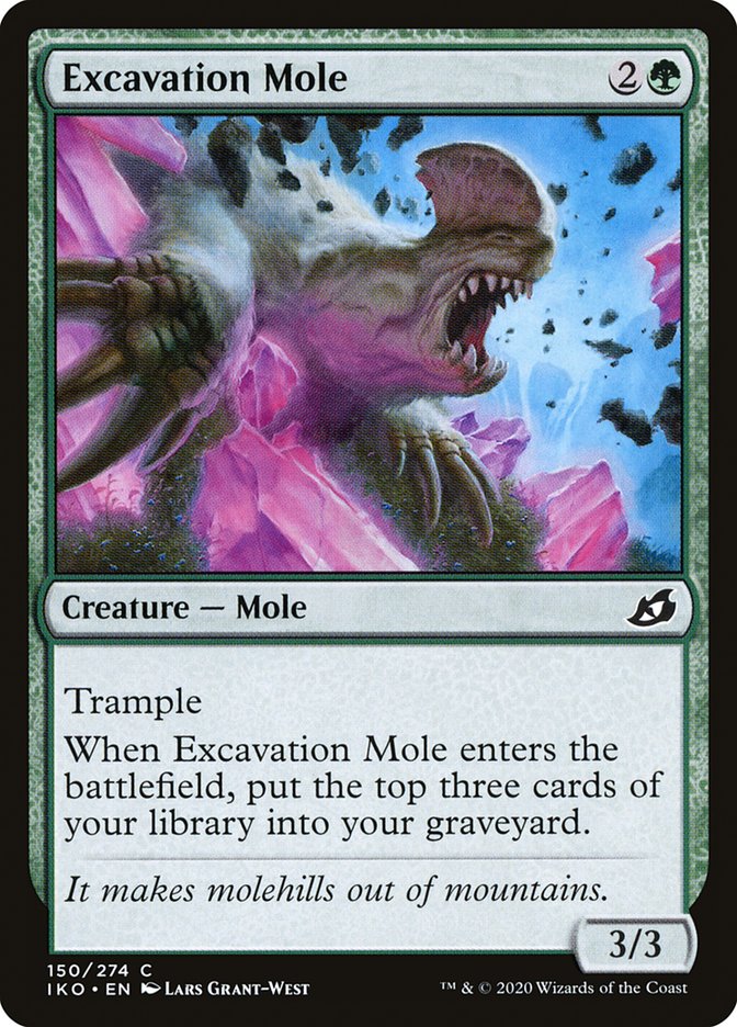 Excavation Mole [Ikoria: Lair of Behemoths] MTG Single Magic: The Gathering    | Red Claw Gaming