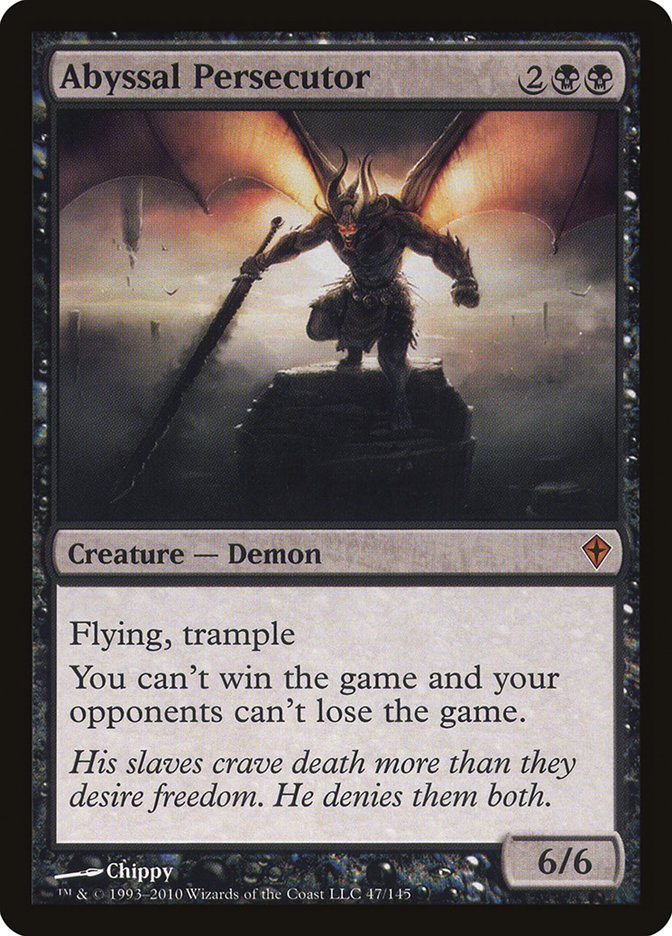 Abyssal Persecutor [Worldwake] MTG Single Magic: The Gathering    | Red Claw Gaming