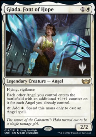 Giada, Font of Hope (Promo Pack) [Streets of New Capenna Promos] MTG Single Magic: The Gathering    | Red Claw Gaming