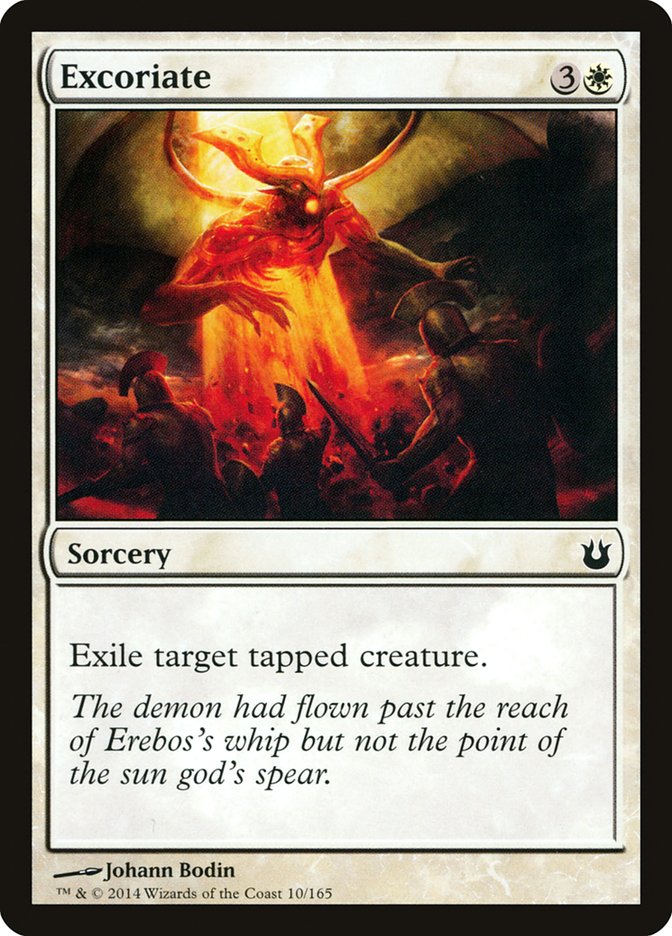 Excoriate [Born of the Gods] MTG Single Magic: The Gathering    | Red Claw Gaming