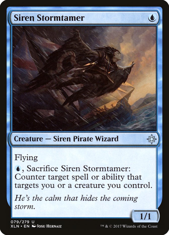 Siren Stormtamer [Ixalan] MTG Single Magic: The Gathering    | Red Claw Gaming