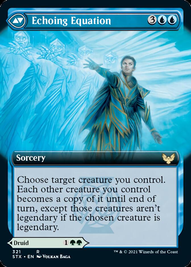 Augmenter Pugilist // Echoing Equation (Extended Art) [Strixhaven: School of Mages] MTG Single Magic: The Gathering    | Red Claw Gaming