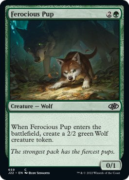Ferocious Pup [Jumpstart 2022] MTG Single Magic: The Gathering    | Red Claw Gaming