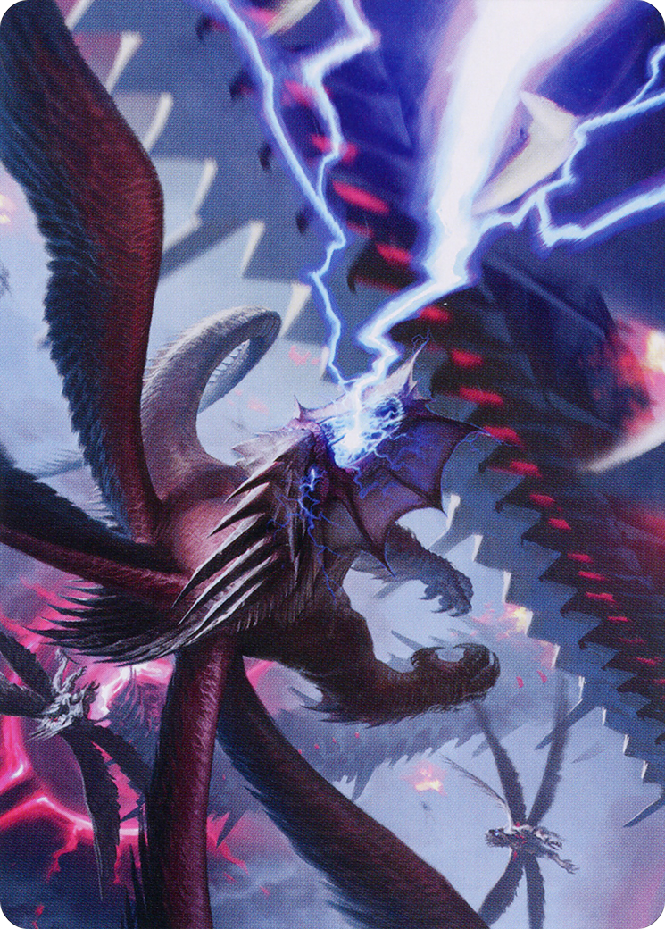 Defiant Thundermaw Art Card [March of the Machine Art Series] MTG Single Magic: The Gathering    | Red Claw Gaming