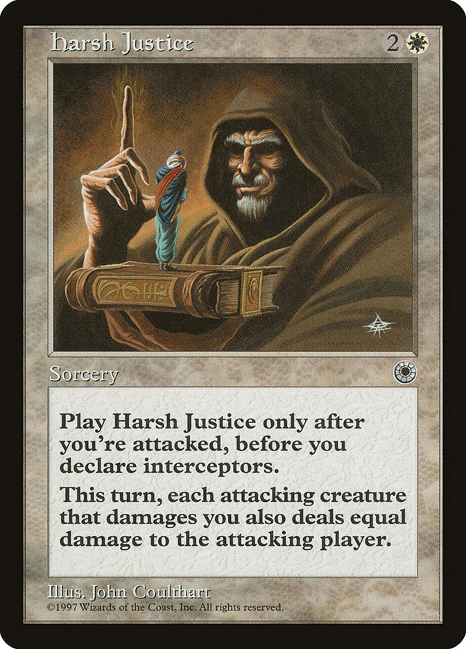 Harsh Justice [Portal] MTG Single Magic: The Gathering    | Red Claw Gaming