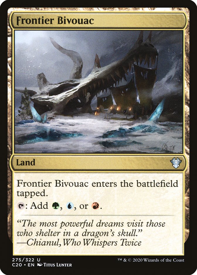 Frontier Bivouac [Commander 2020] MTG Single Magic: The Gathering    | Red Claw Gaming