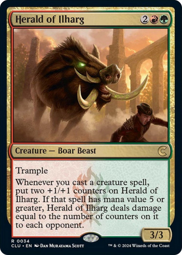 Herald of Ilharg [Ravnica: Clue Edition] MTG Single Magic: The Gathering    | Red Claw Gaming