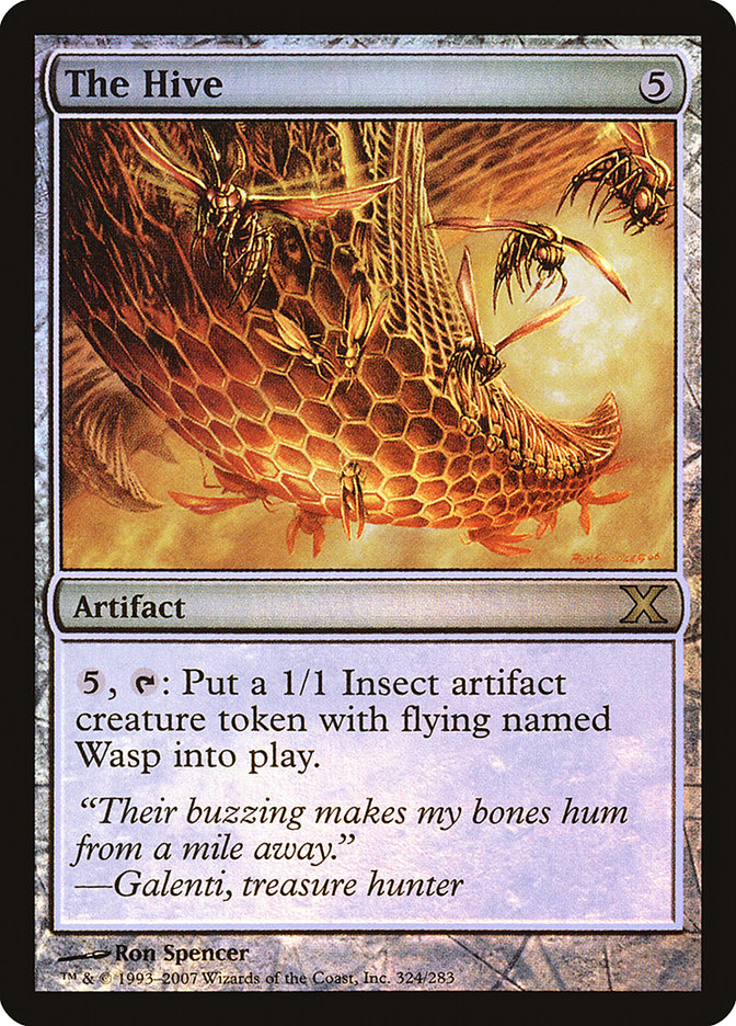 The Hive (Premium Foil) [Tenth Edition] MTG Single Magic: The Gathering    | Red Claw Gaming