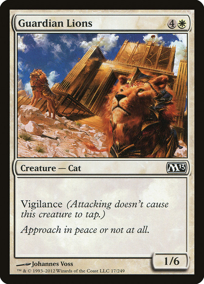 Guardian Lions [Magic 2013] MTG Single Magic: The Gathering    | Red Claw Gaming