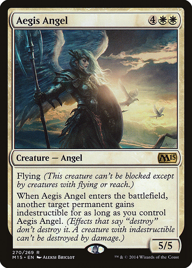 Aegis Angel [Magic 2015] MTG Single Magic: The Gathering    | Red Claw Gaming