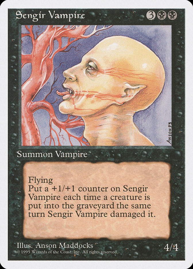 Sengir Vampire [Fourth Edition] MTG Single Magic: The Gathering    | Red Claw Gaming