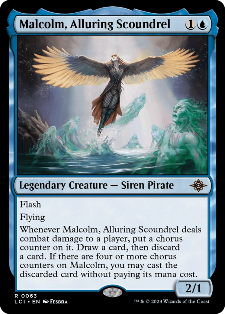 Malcolm, Alluring Scoundrel [The Lost Caverns of Ixalan] MTG Single Magic: The Gathering    | Red Claw Gaming
