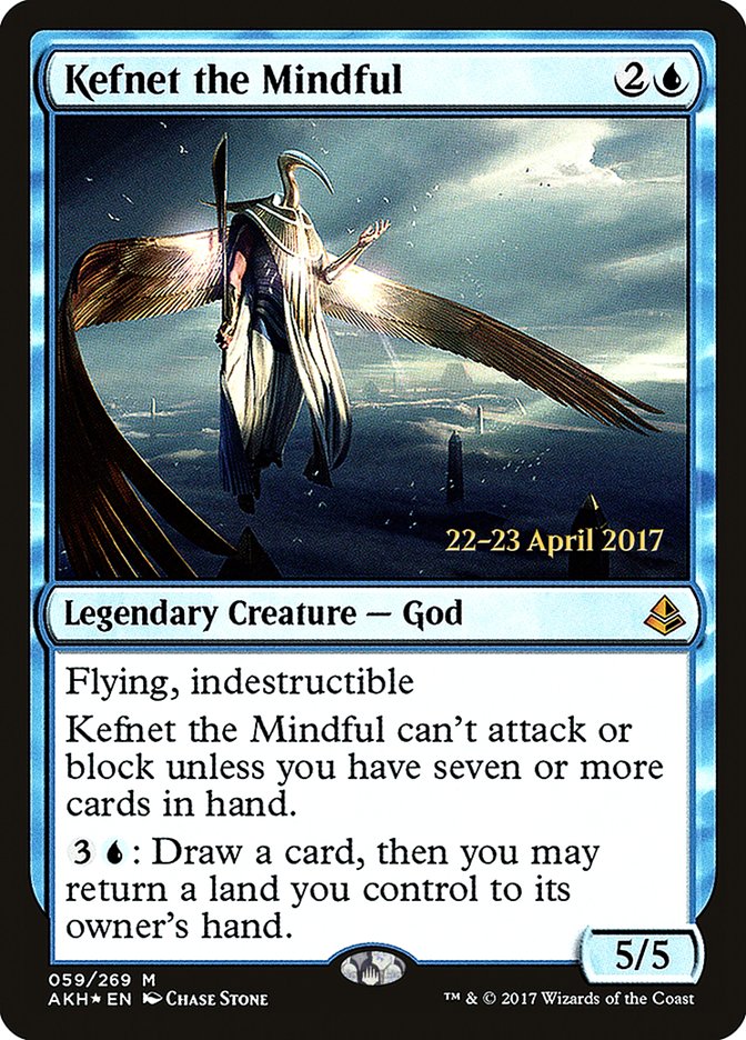 Kefnet the Mindful [Amonkhet Prerelease Promos] MTG Single Magic: The Gathering    | Red Claw Gaming