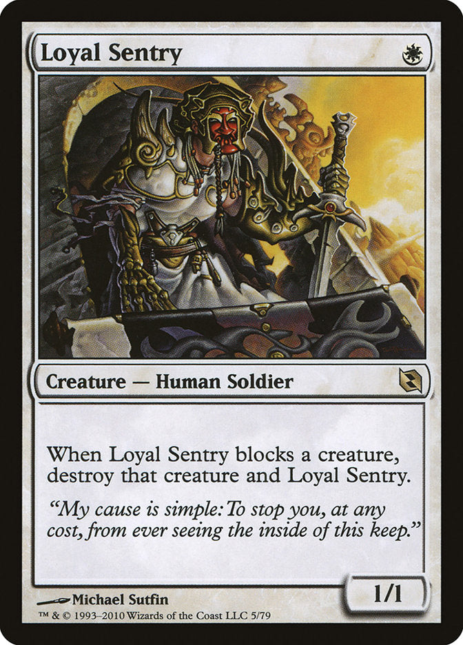 Loyal Sentry [Duel Decks: Elspeth vs. Tezzeret] MTG Single Magic: The Gathering    | Red Claw Gaming