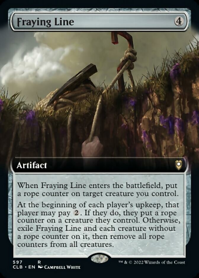 Fraying Line (Extended Art) [Commander Legends: Battle for Baldur's Gate] MTG Single Magic: The Gathering    | Red Claw Gaming