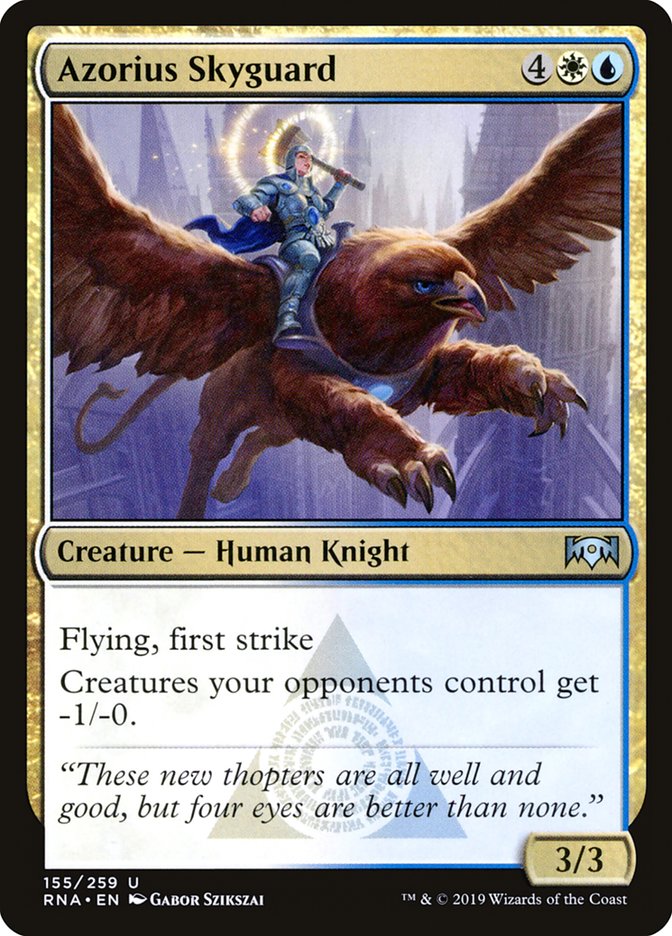 Azorius Skyguard [Ravnica Allegiance] MTG Single Magic: The Gathering    | Red Claw Gaming