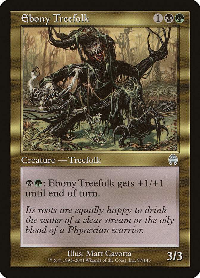 Ebony Treefolk [Apocalypse] MTG Single Magic: The Gathering    | Red Claw Gaming