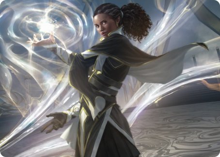 Clever Lumimancer Art Card [Strixhaven: School of Mages Art Series] MTG Single Magic: The Gathering    | Red Claw Gaming