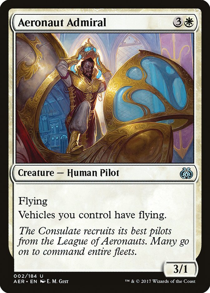 Aeronaut Admiral [Aether Revolt] MTG Single Magic: The Gathering    | Red Claw Gaming