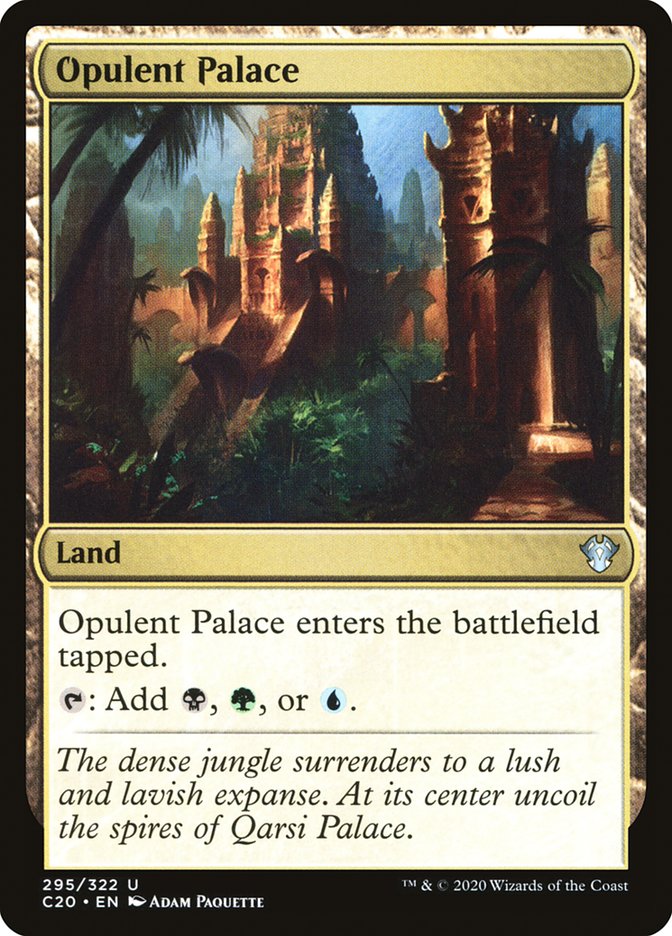 Opulent Palace [Commander 2020] MTG Single Magic: The Gathering    | Red Claw Gaming