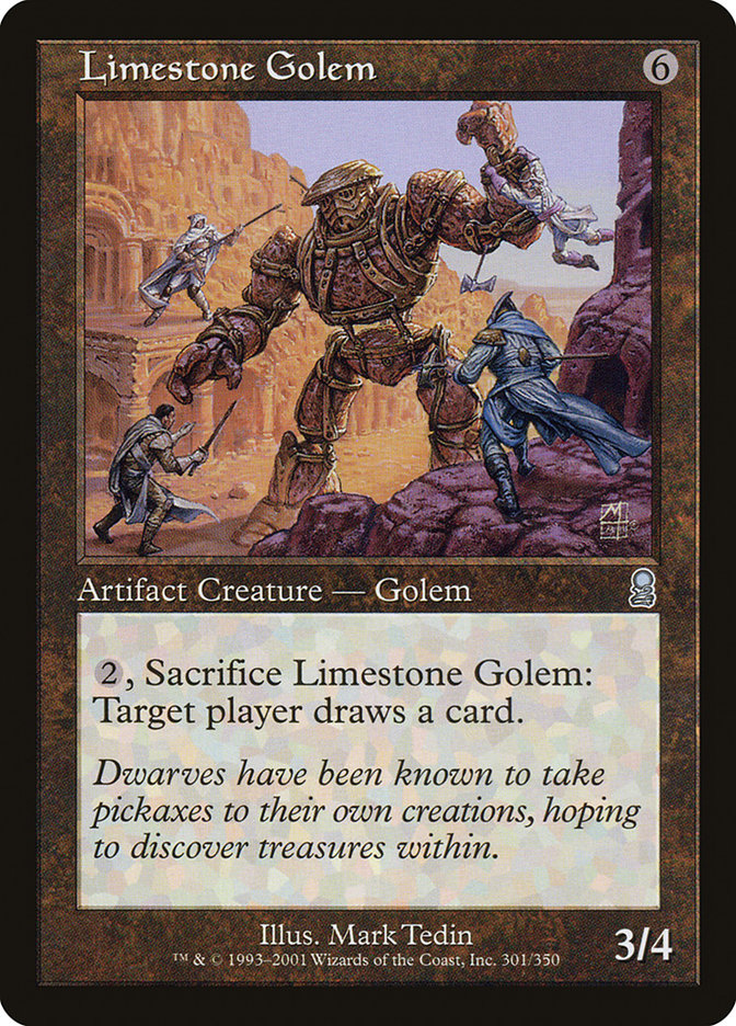 Limestone Golem [Odyssey] MTG Single Magic: The Gathering    | Red Claw Gaming